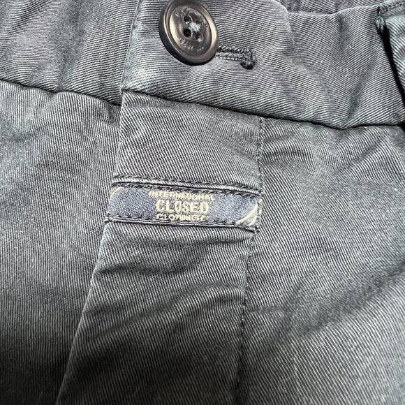CLOSED Clifton Slim Chino SIZE 31 x 28 Dark Night Blue Soft Cotton Trouser Pants - Picture 6 of 12